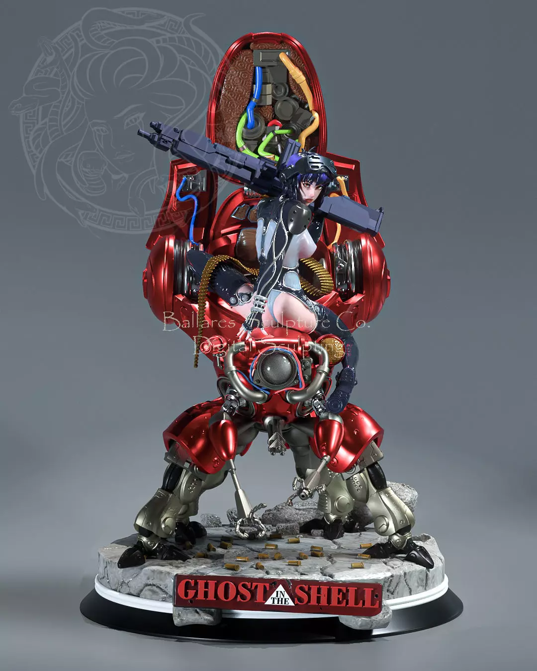 MOTOKO KUSANAGI BY CREATIVE GEEK MB 3D print model_0