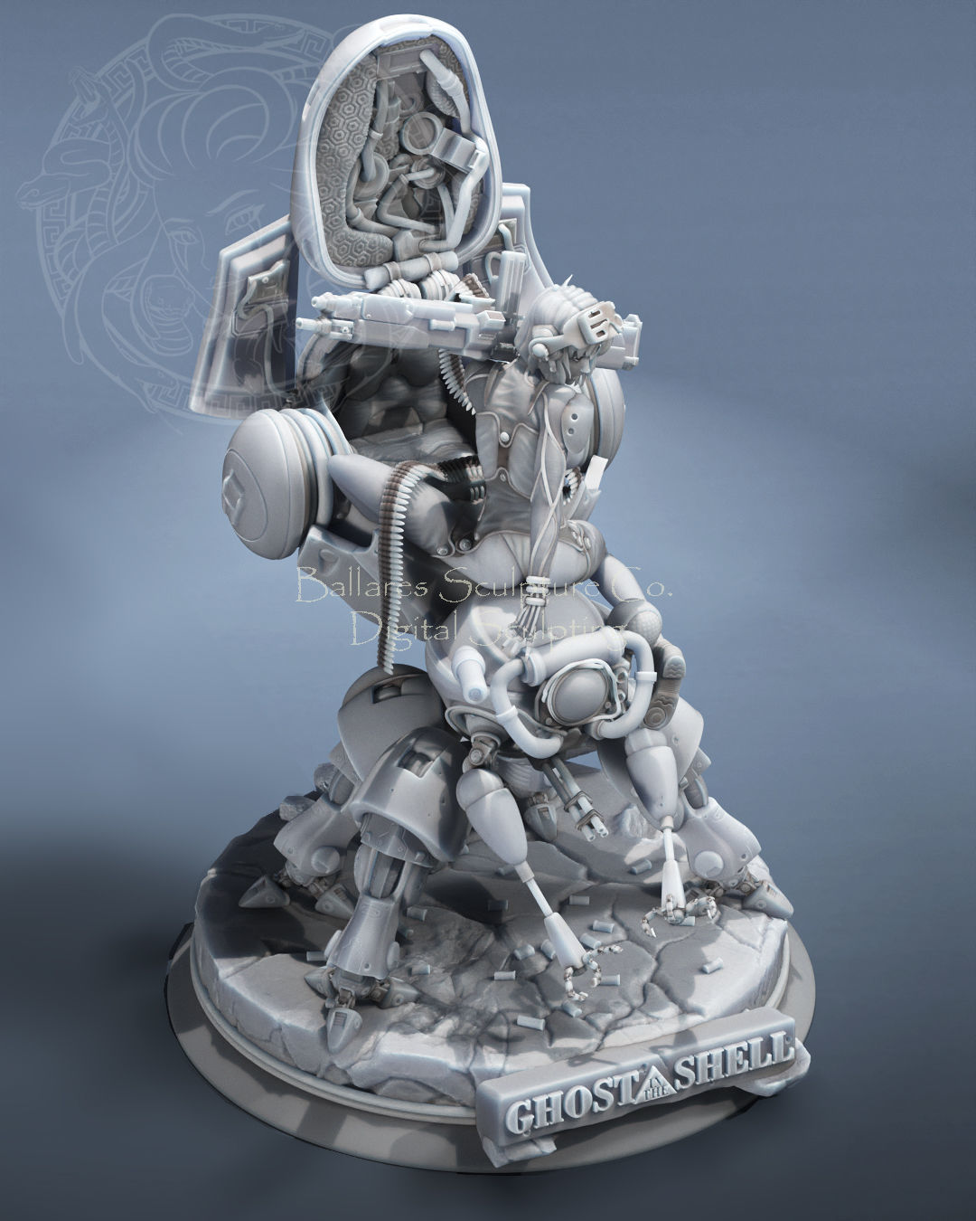 MOTOKO KUSANAGI BY CREATIVE GEEK MB 3D print model_5