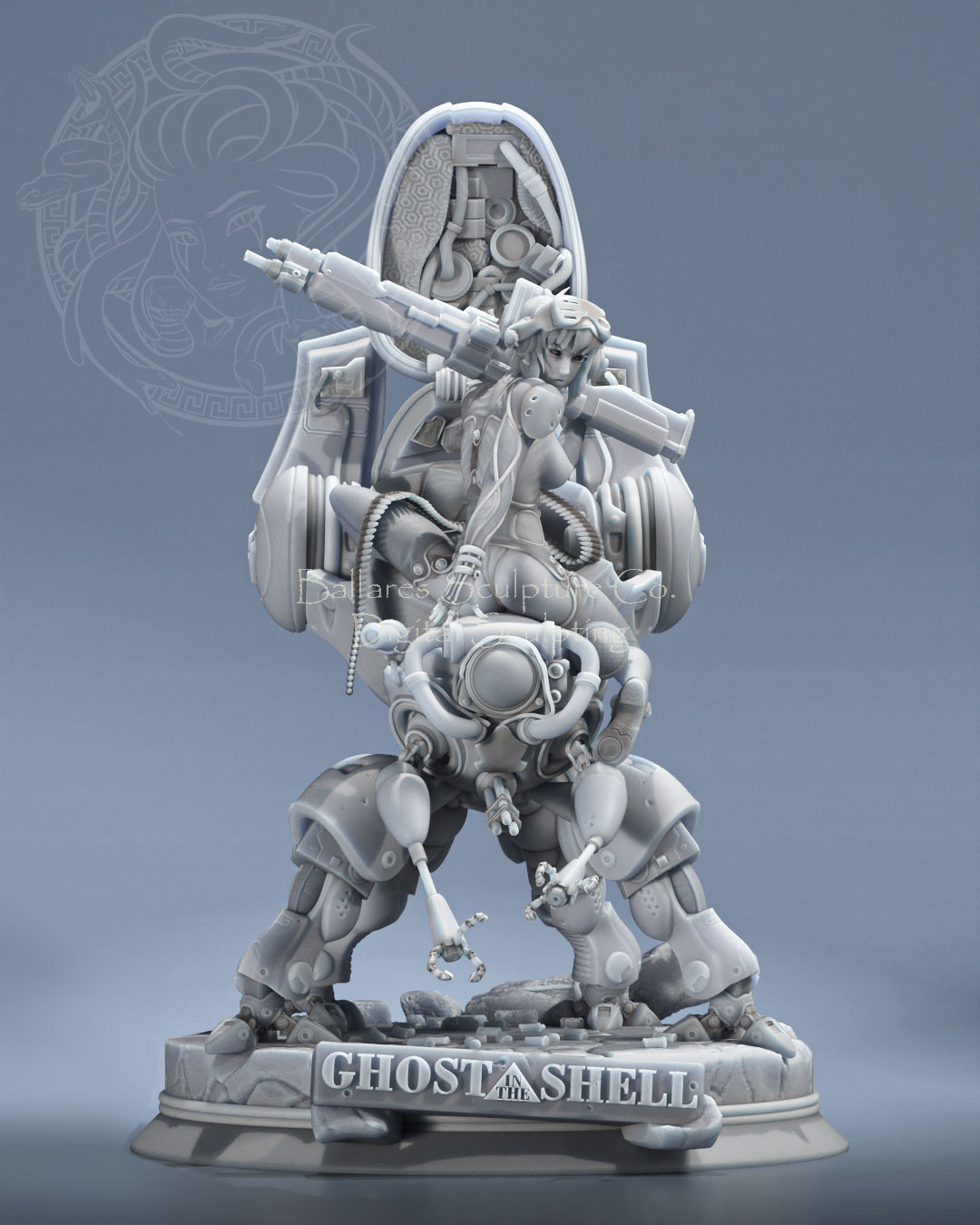 MOTOKO KUSANAGI BY CREATIVE GEEK MB 3D print model_2