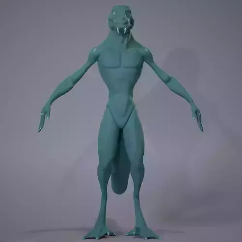 Lizard Base Mesh