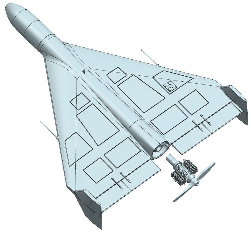 shahed136 3D print model_5