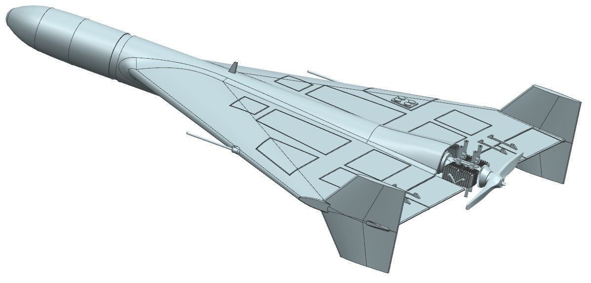 shahed136 3D print model_4