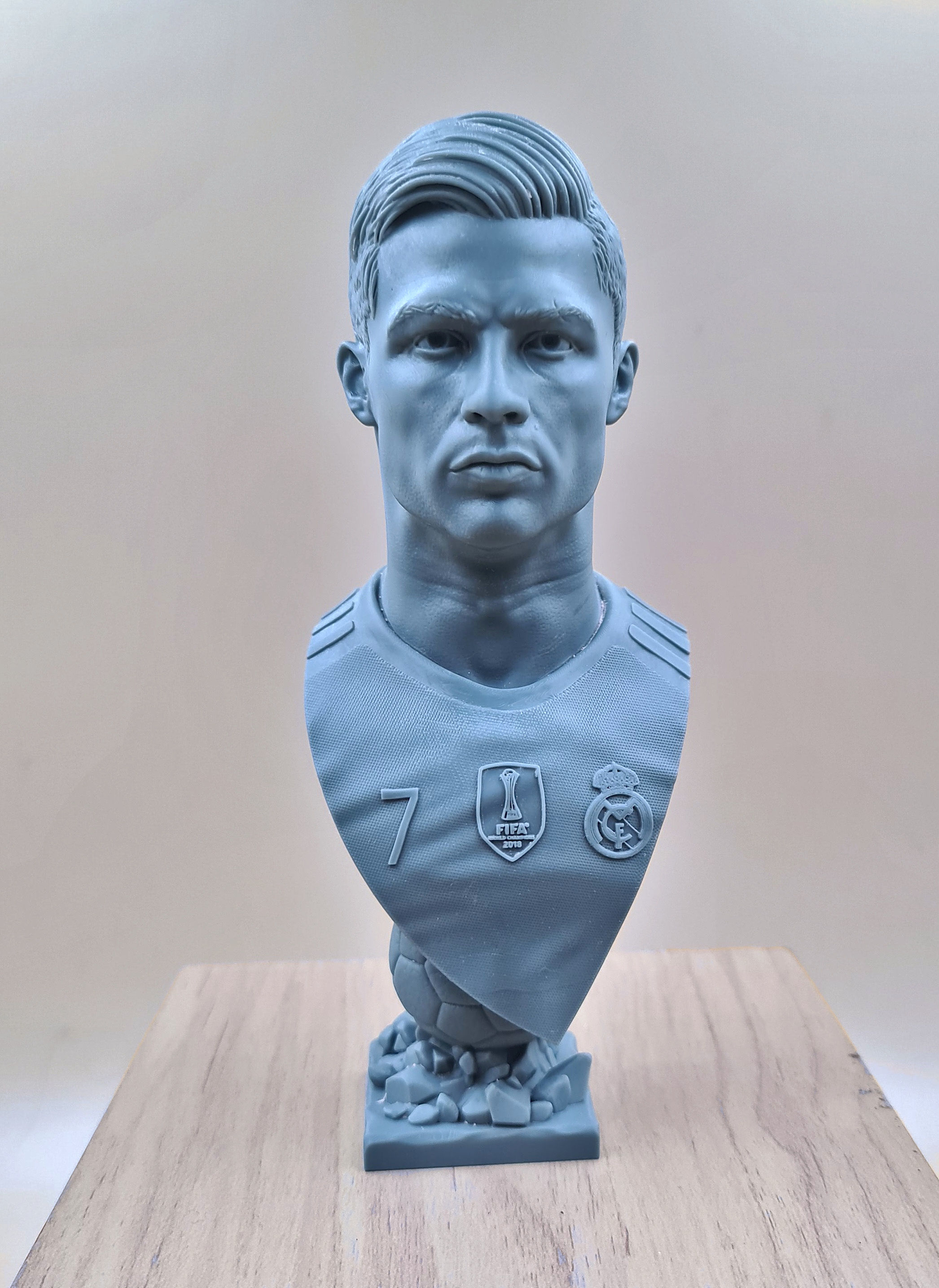 Messi and Ronaldo busts for 3D printing 3D Model Collection_17