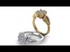 Solitaire Ring A73 3D print model_1