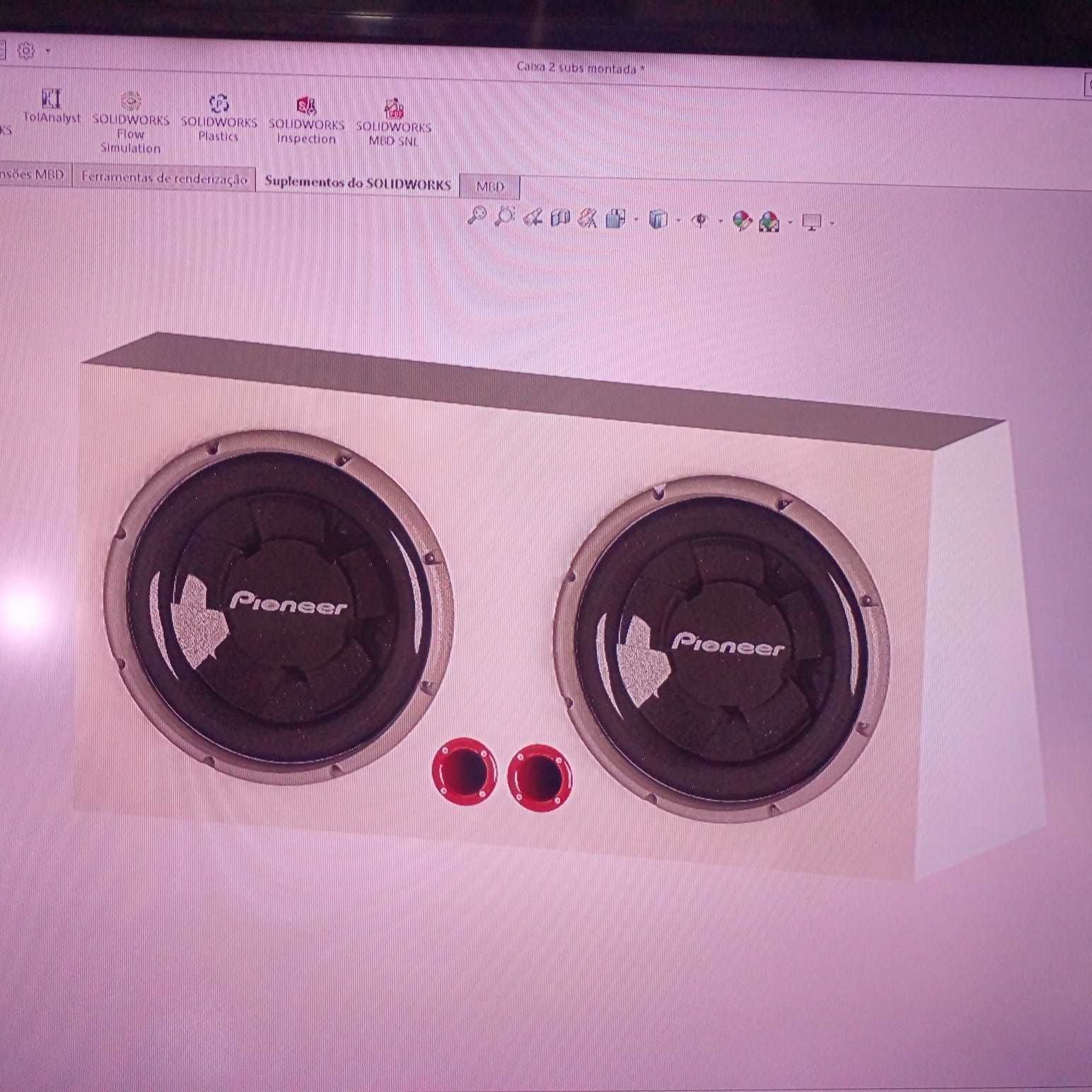 CAIXA DE SOM AUTOMOTIVO PIONEER 3D print model_3
