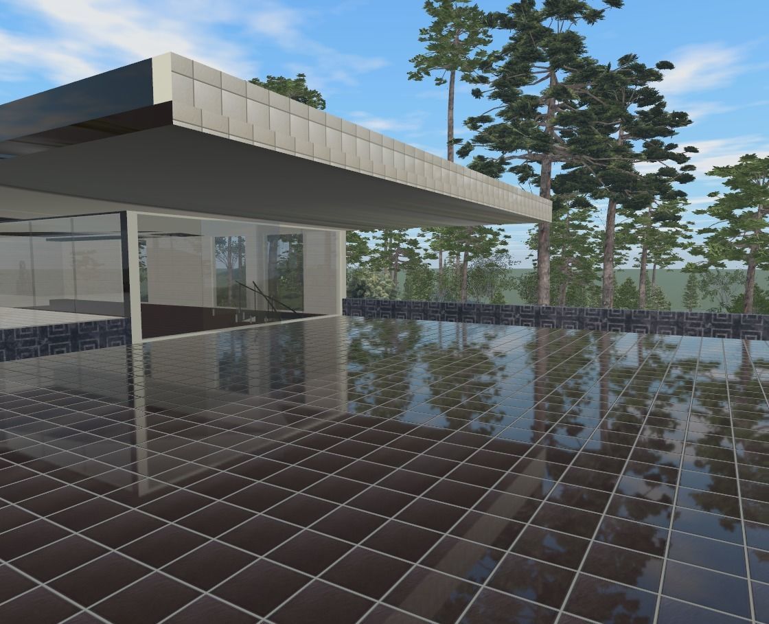 A House in washington state Low-poly 3D model_5