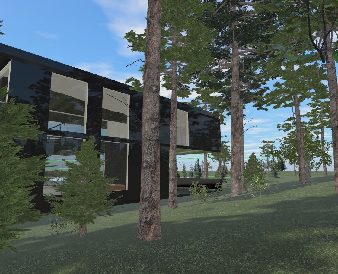 A House in washington state Low-poly 3D model_12