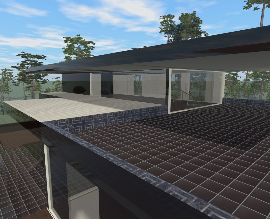 A House in washington state Low-poly 3D model_8