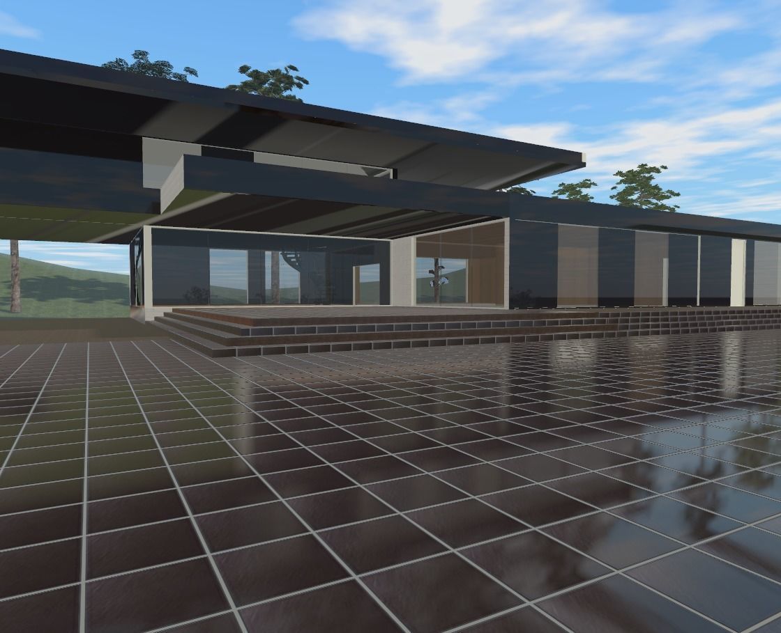 A House in washington state Low-poly 3D model_3