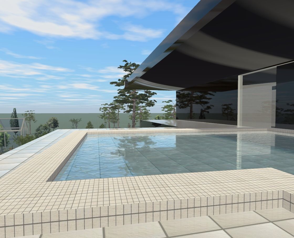 A House in washington state Low-poly 3D model_10