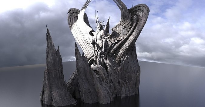 Bald Mountain Dark Rocks 3D model