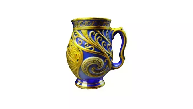 Elegant Ceramic Vase 3D Model - Timeless Home Decor