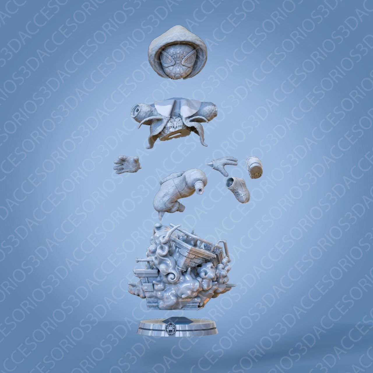 Spider Chibi 3D print model_5