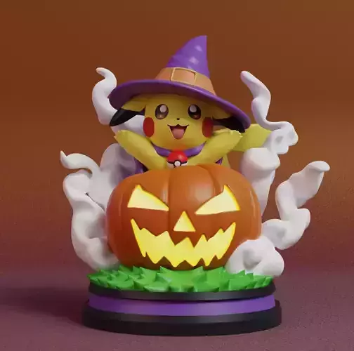 Pokemon - Pikachu Witch Figure