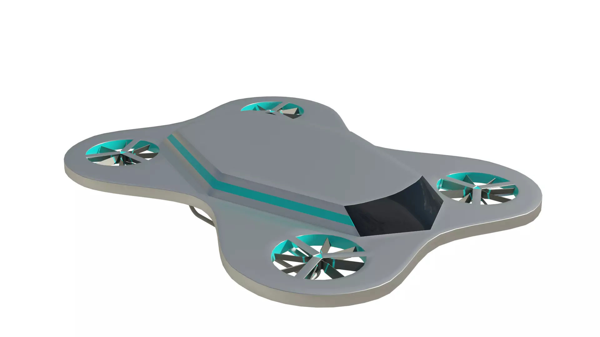 Sci fi drone toy Free low-poly 3D model