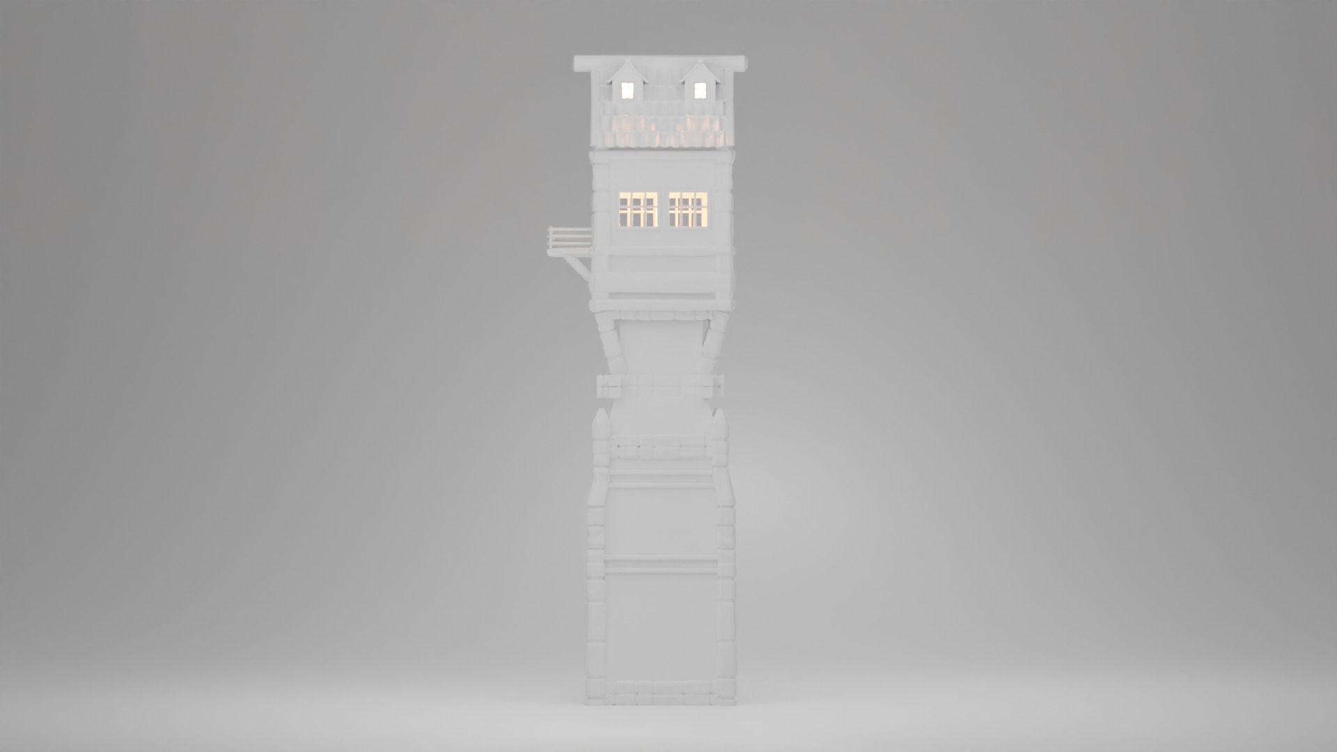 Medieval Tover 3D print model_17