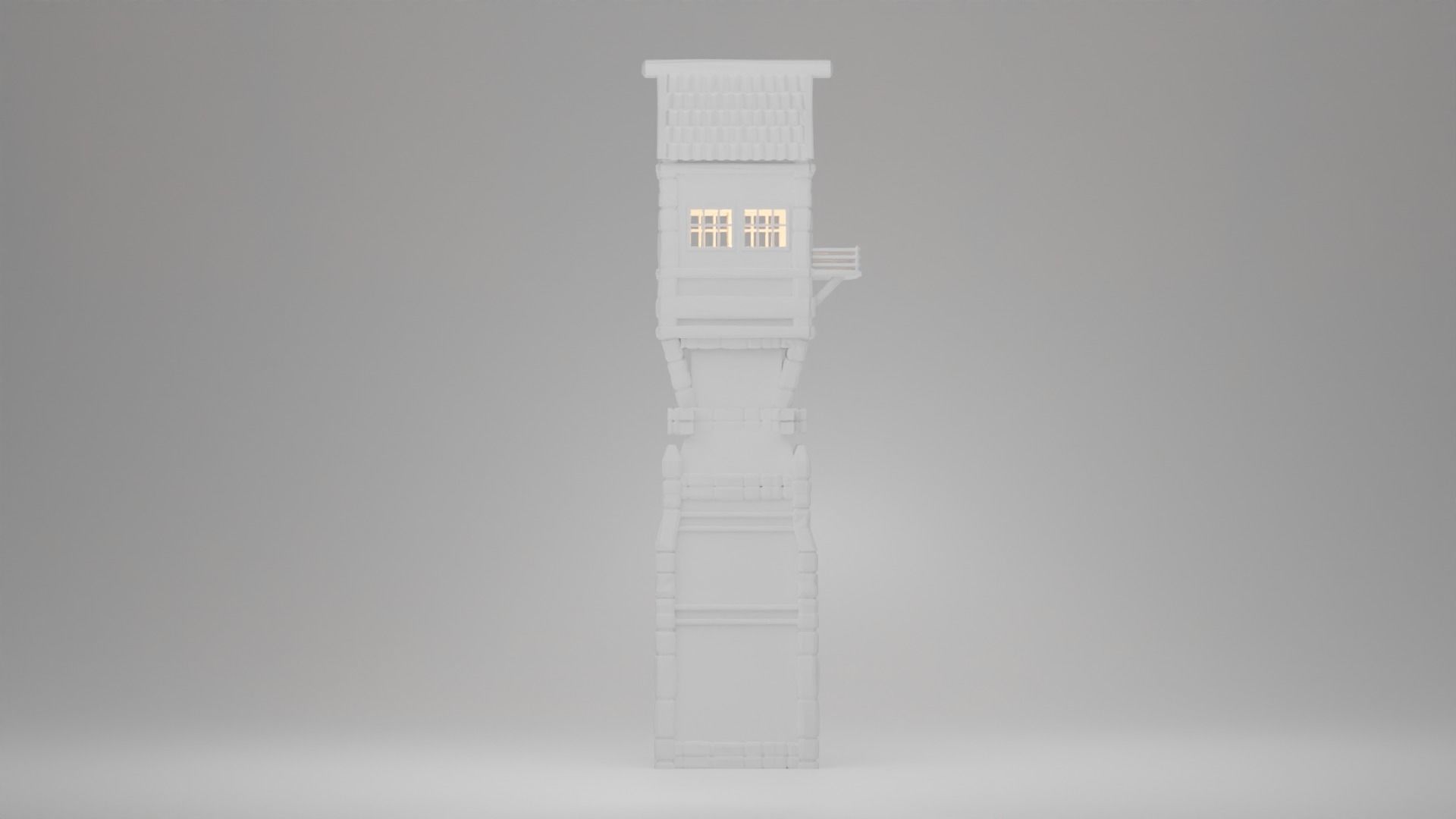 Medieval Tover 3D print model_15