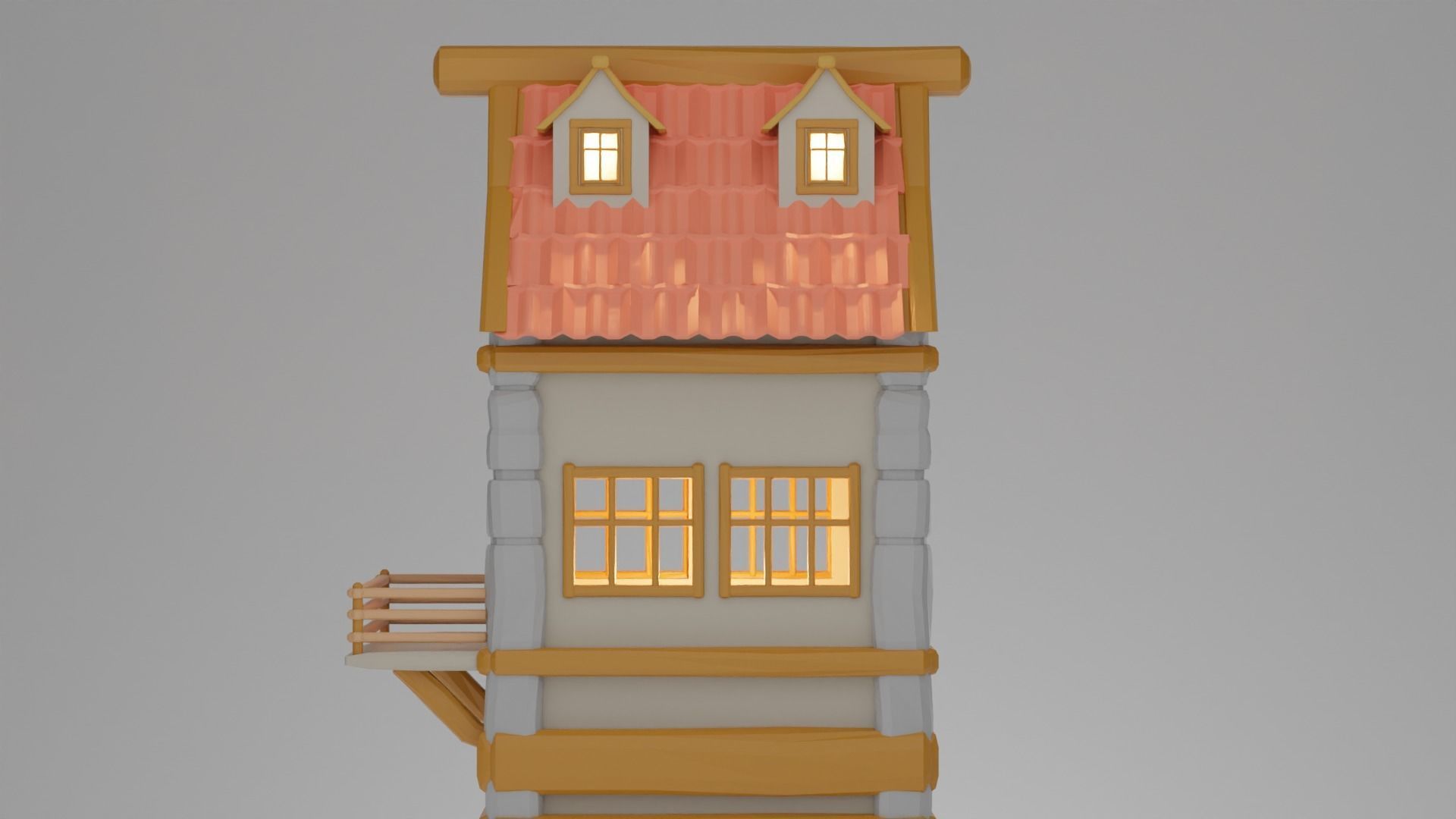 Medieval Tover 3D print model_12