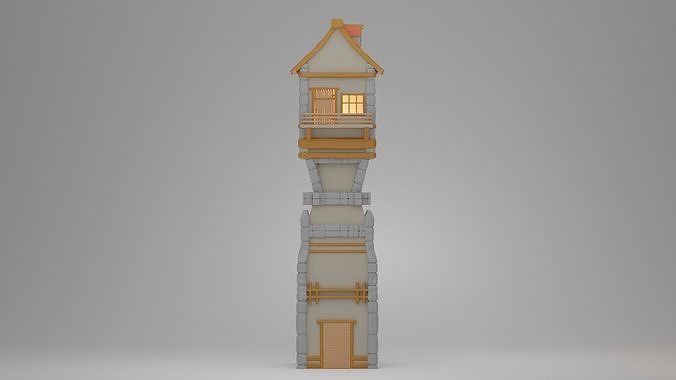 Medieval Tover 3D print model