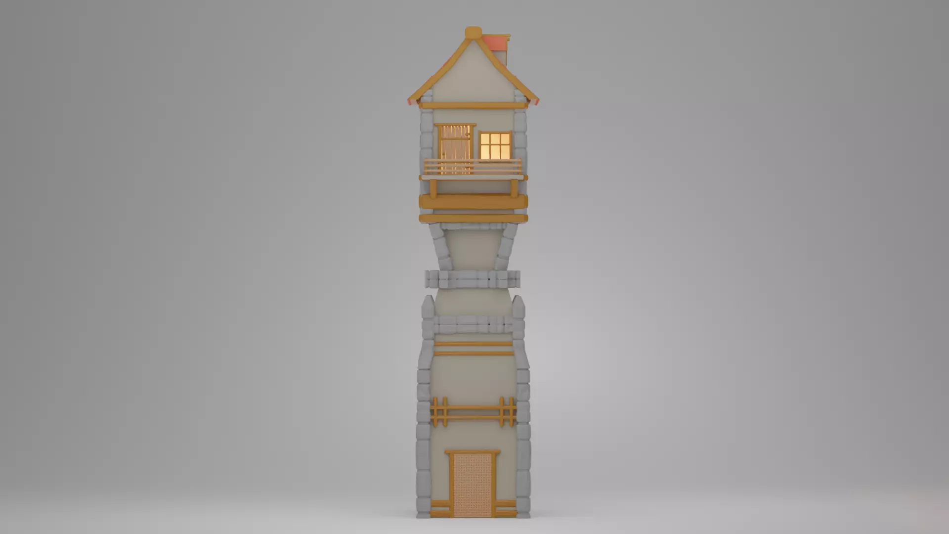 Medieval Tover 3D print model_0
