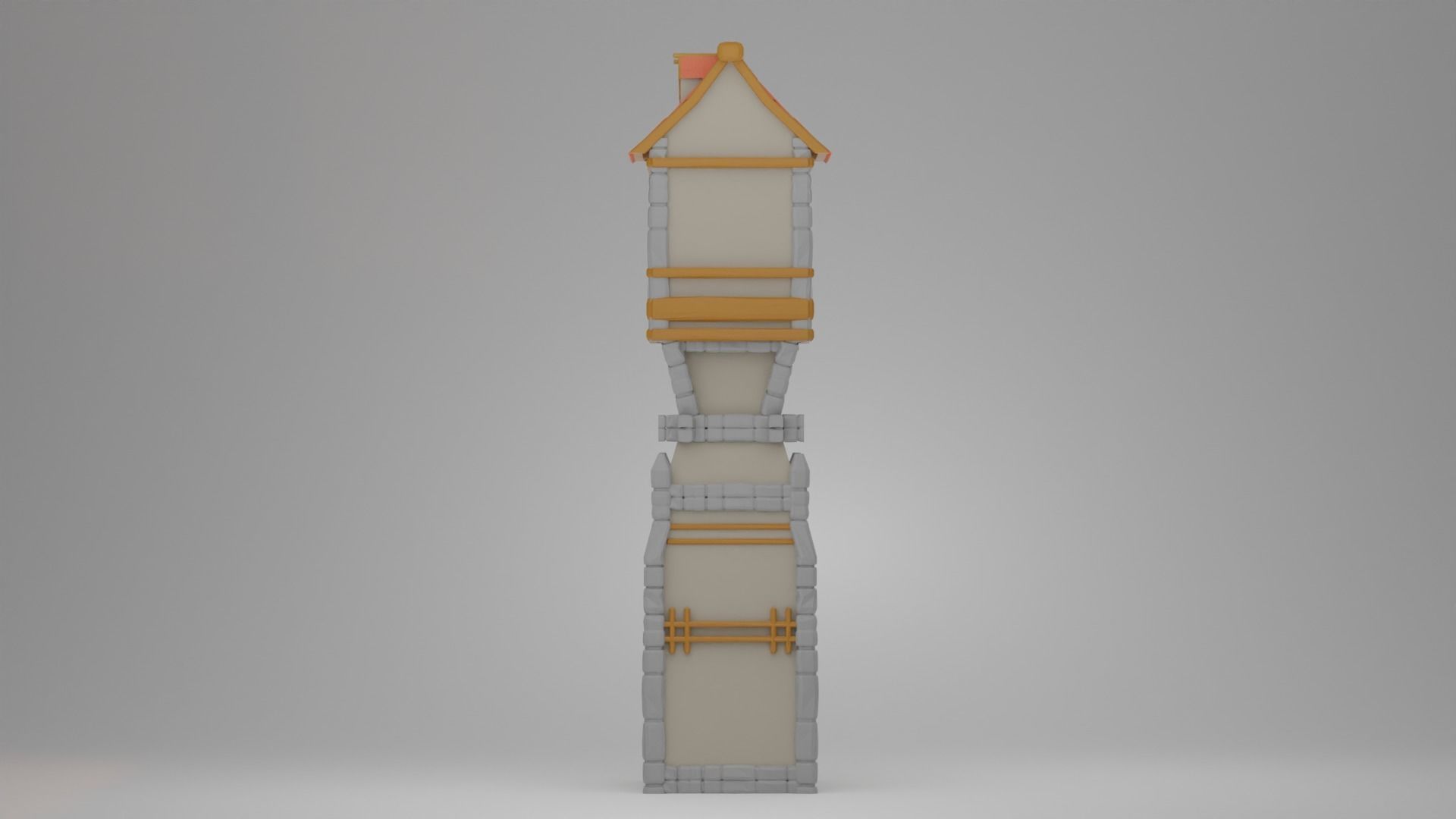 Medieval Tover 3D print model_4