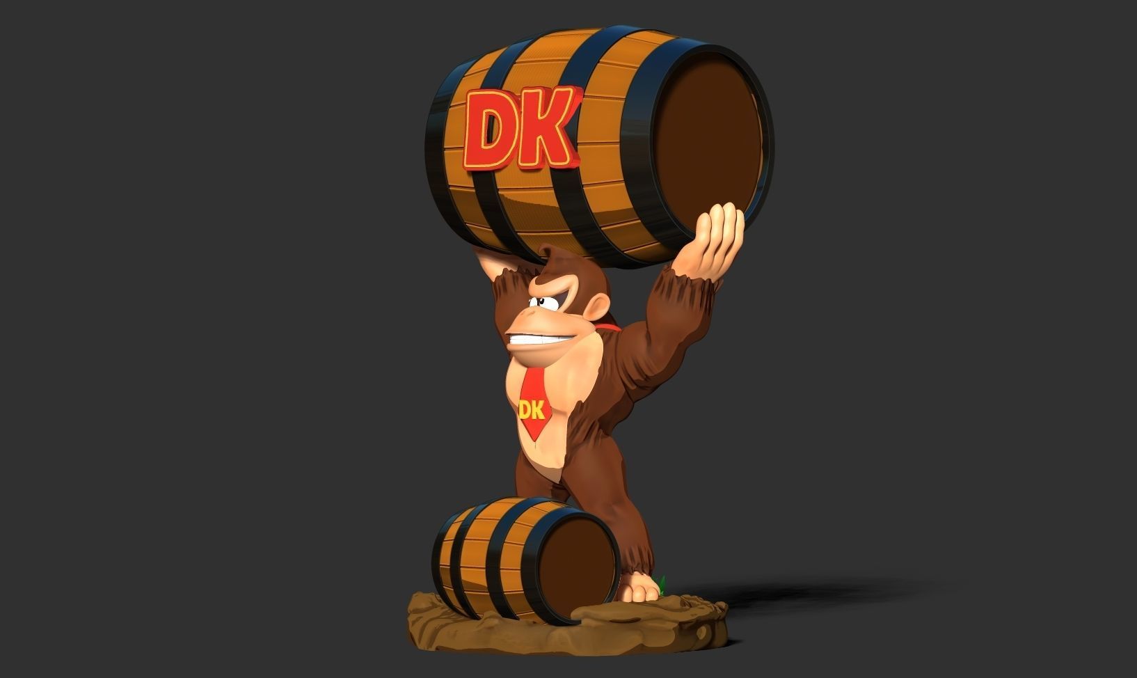 Donkey Kong 3D print model_11
