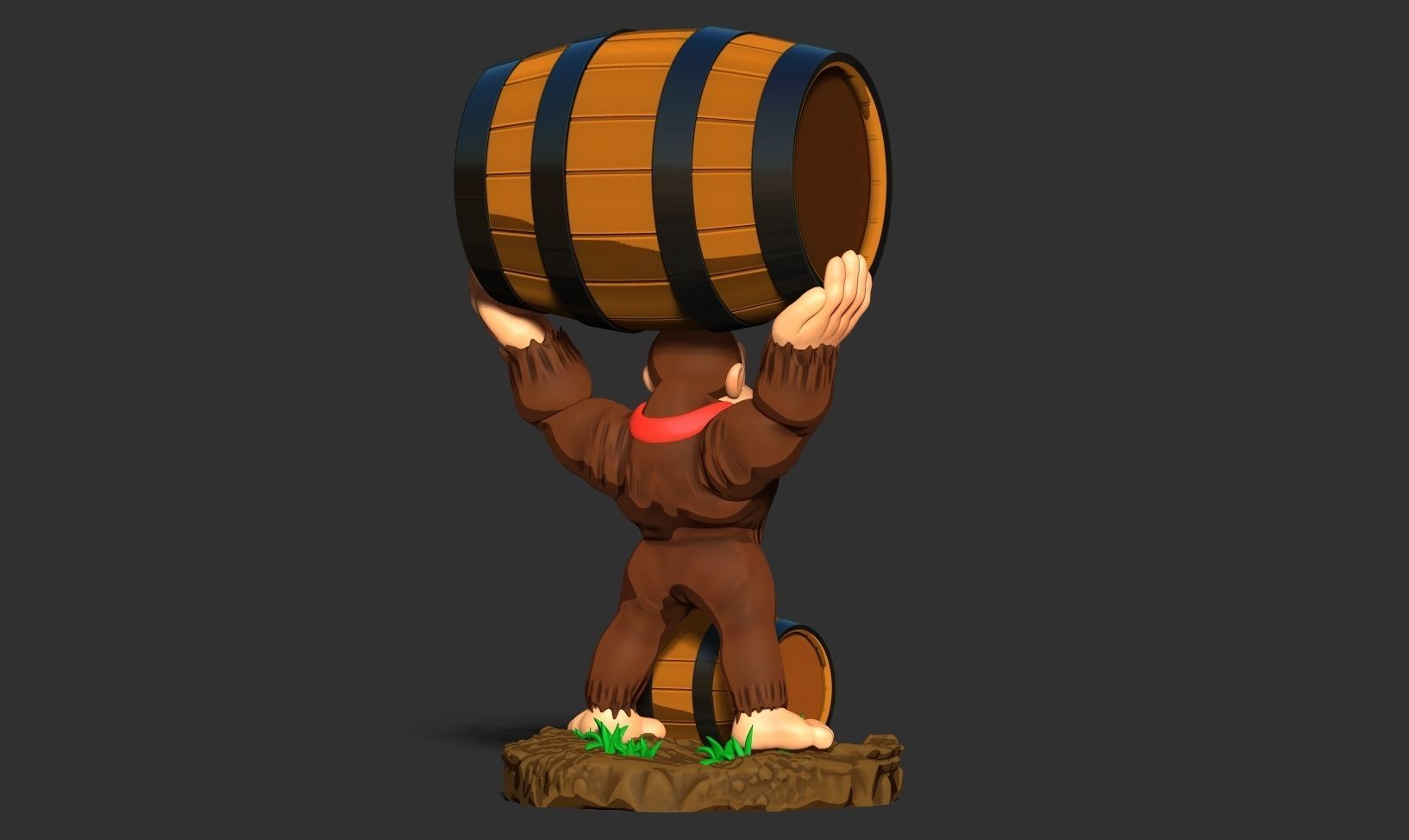 Donkey Kong 3D print model_6