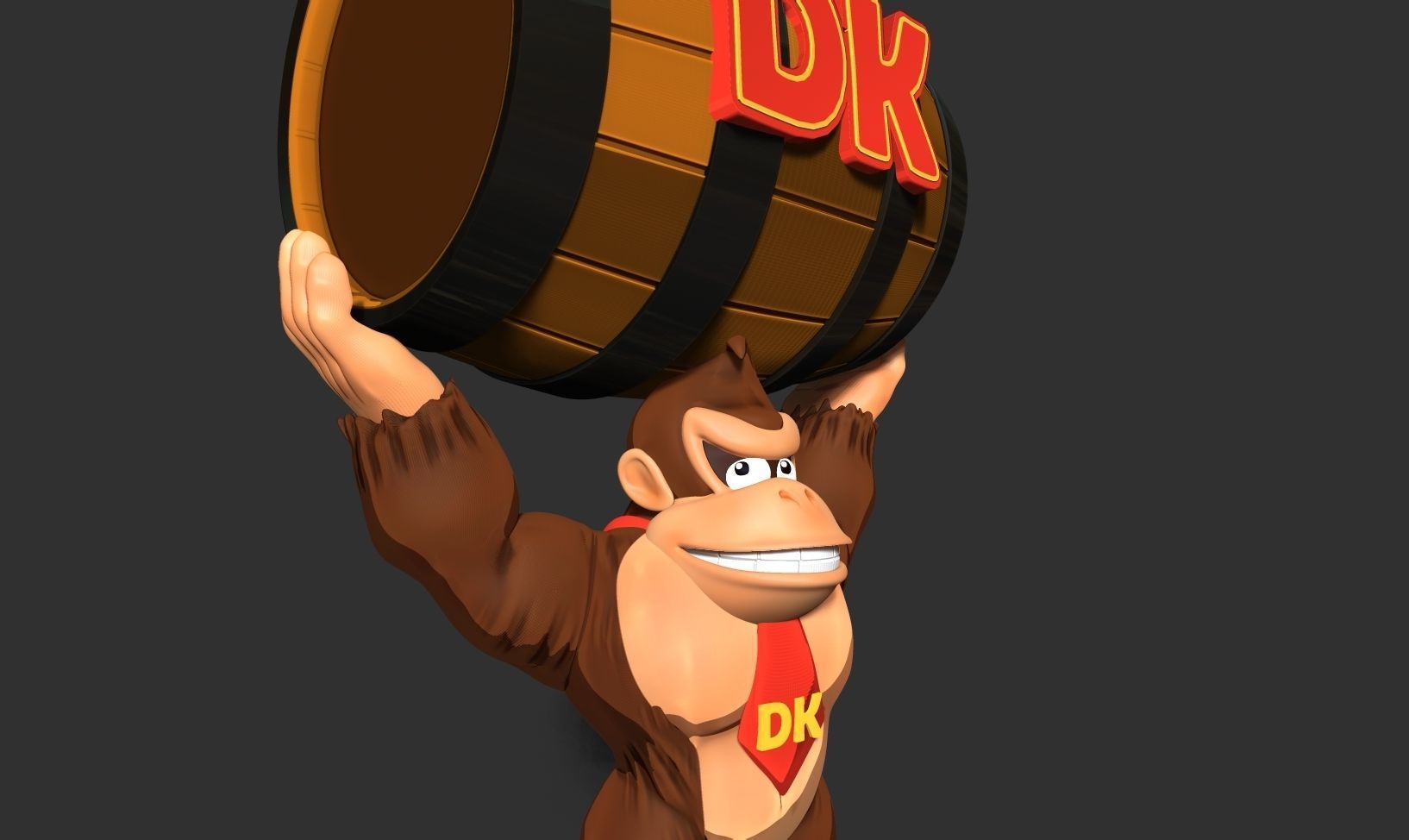Donkey Kong 3D print model_8