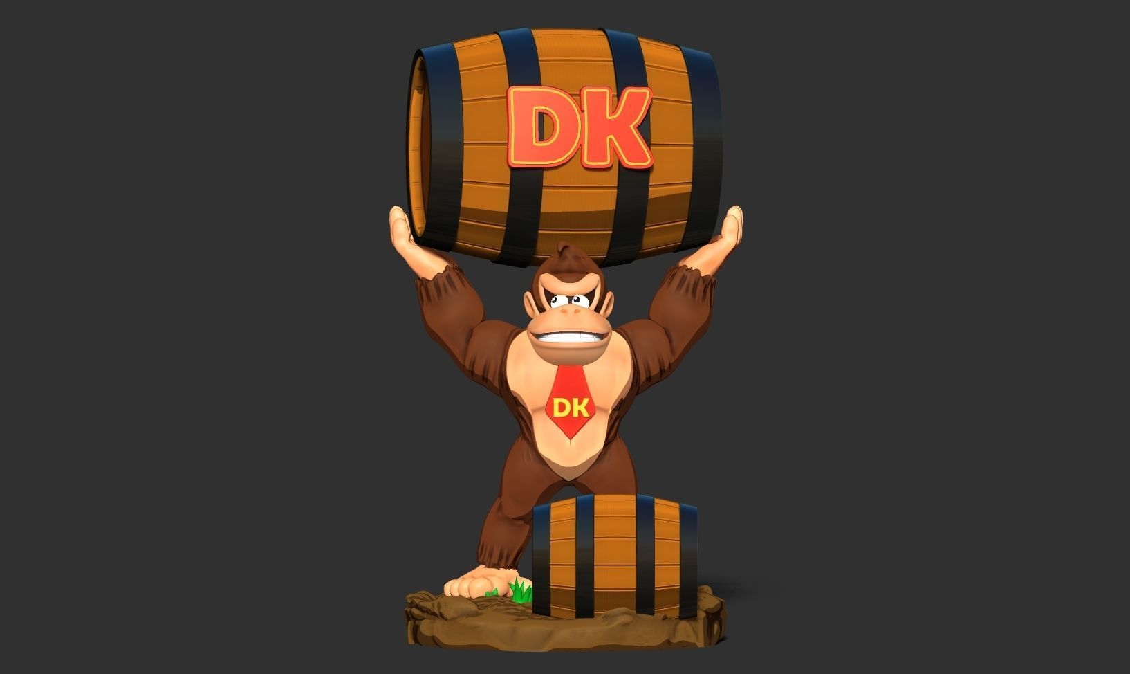 Donkey Kong 3D print model_9