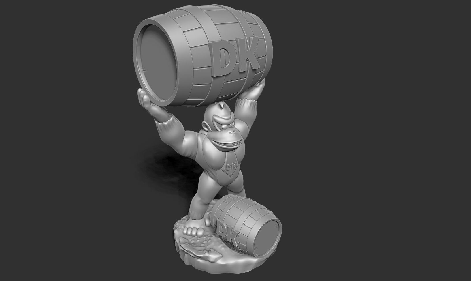 Donkey Kong 3D print model_16
