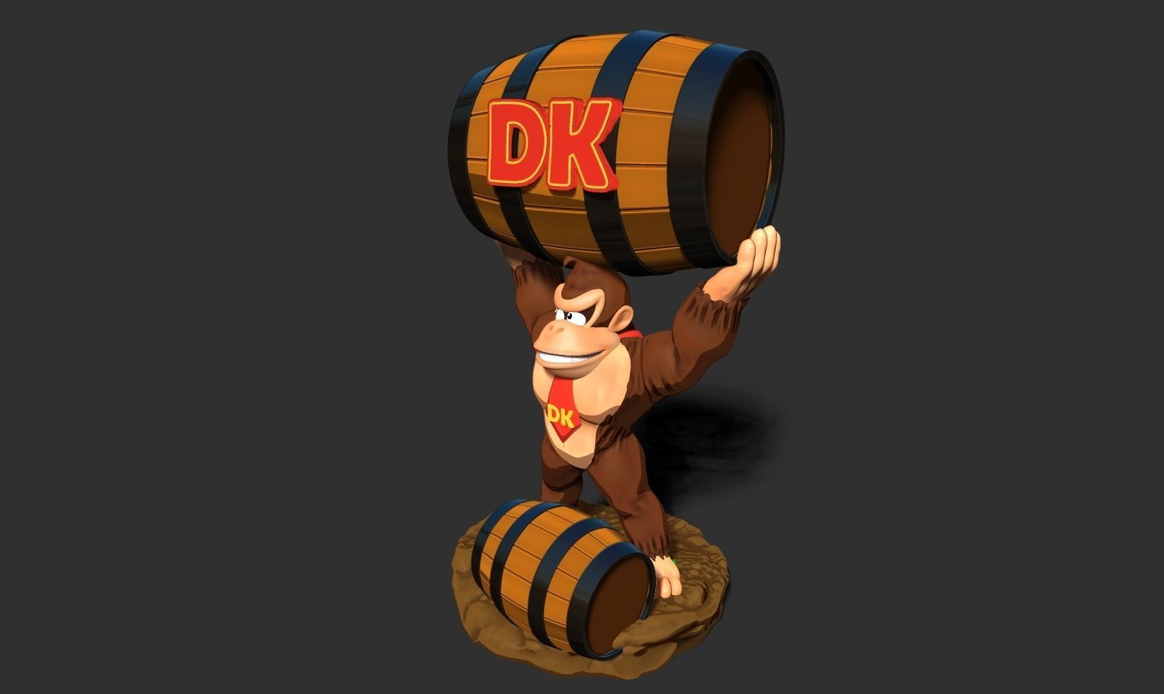 Donkey Kong 3D print model_15