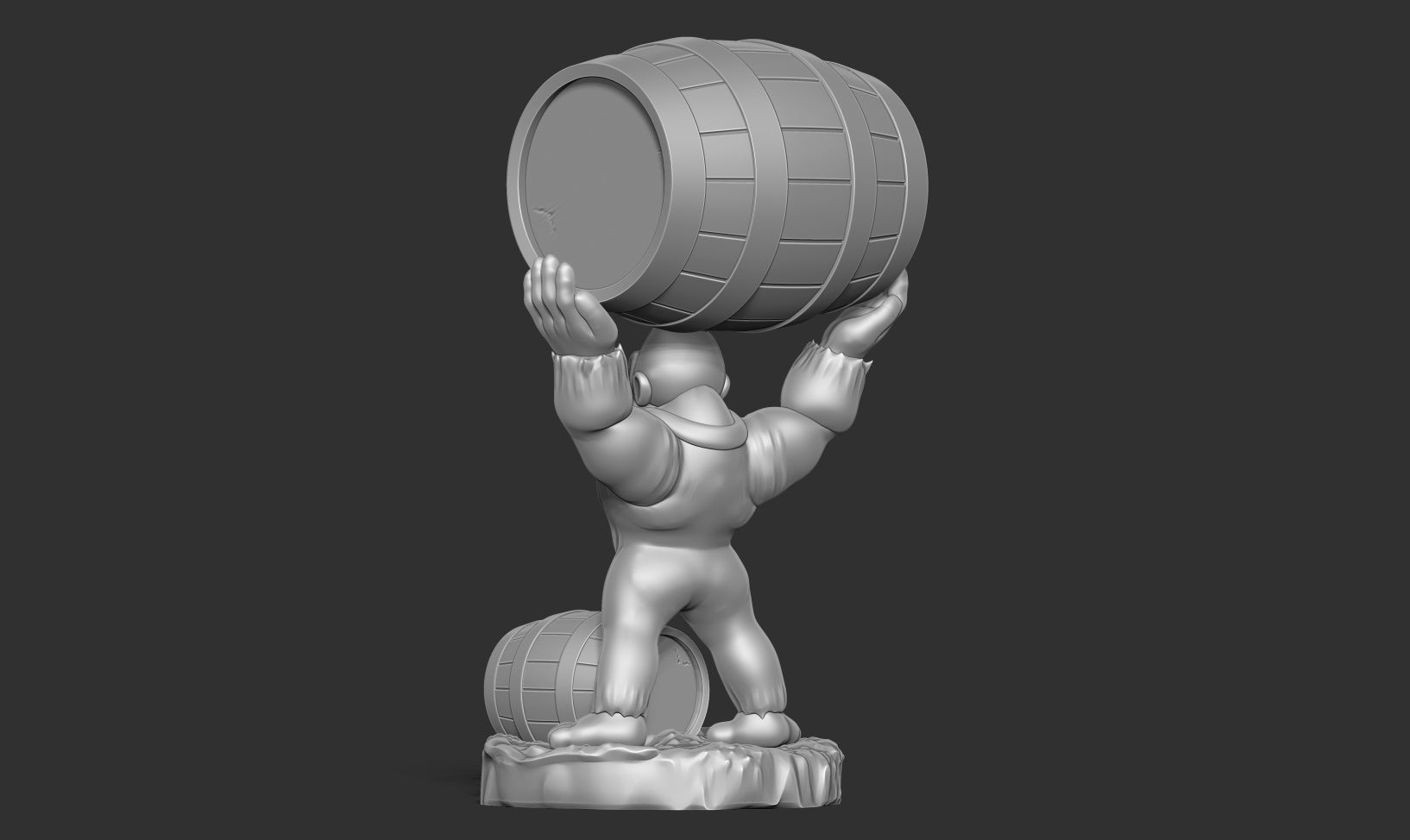 Donkey Kong 3D print model_7