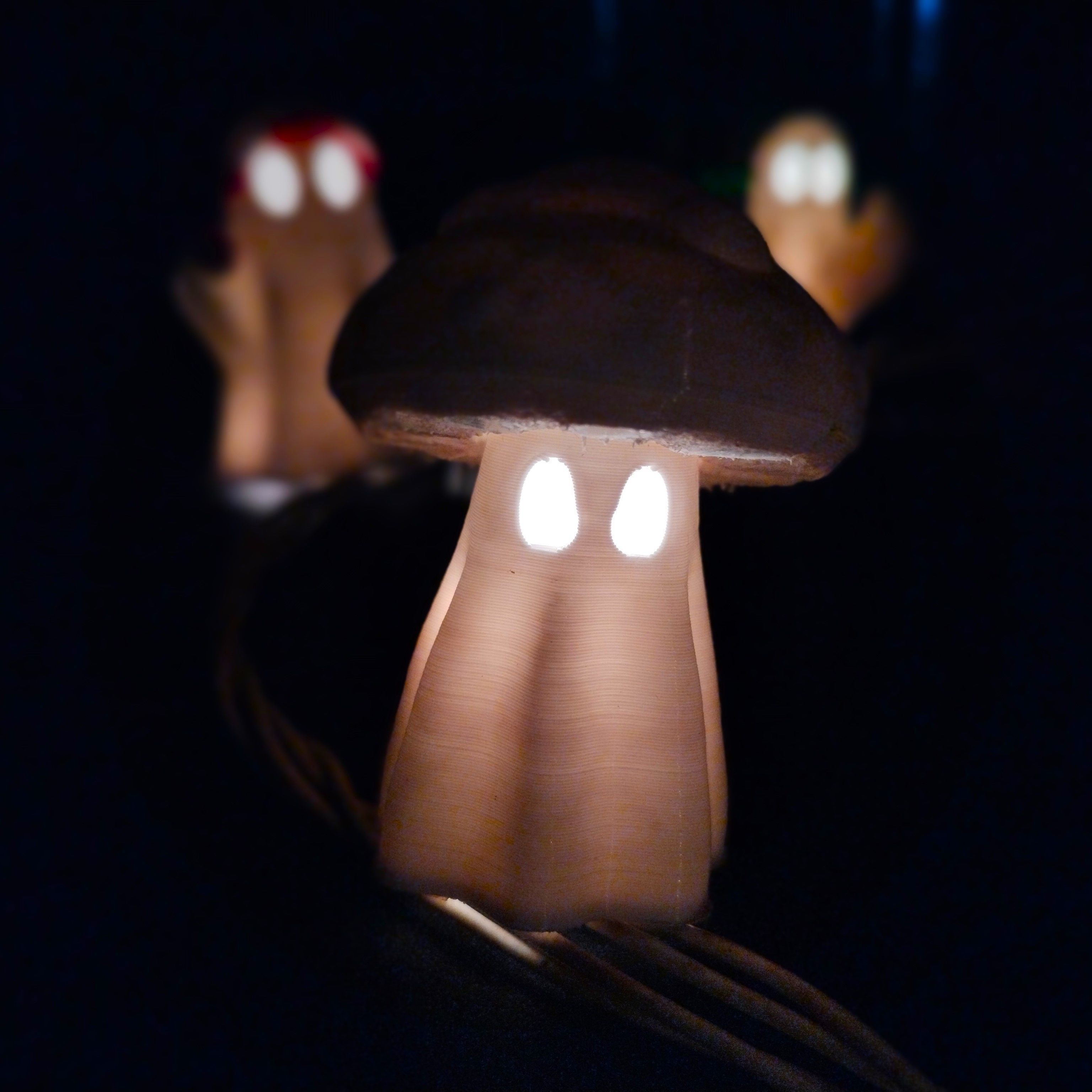 Cute little Mushroom ghost 3D print model_5