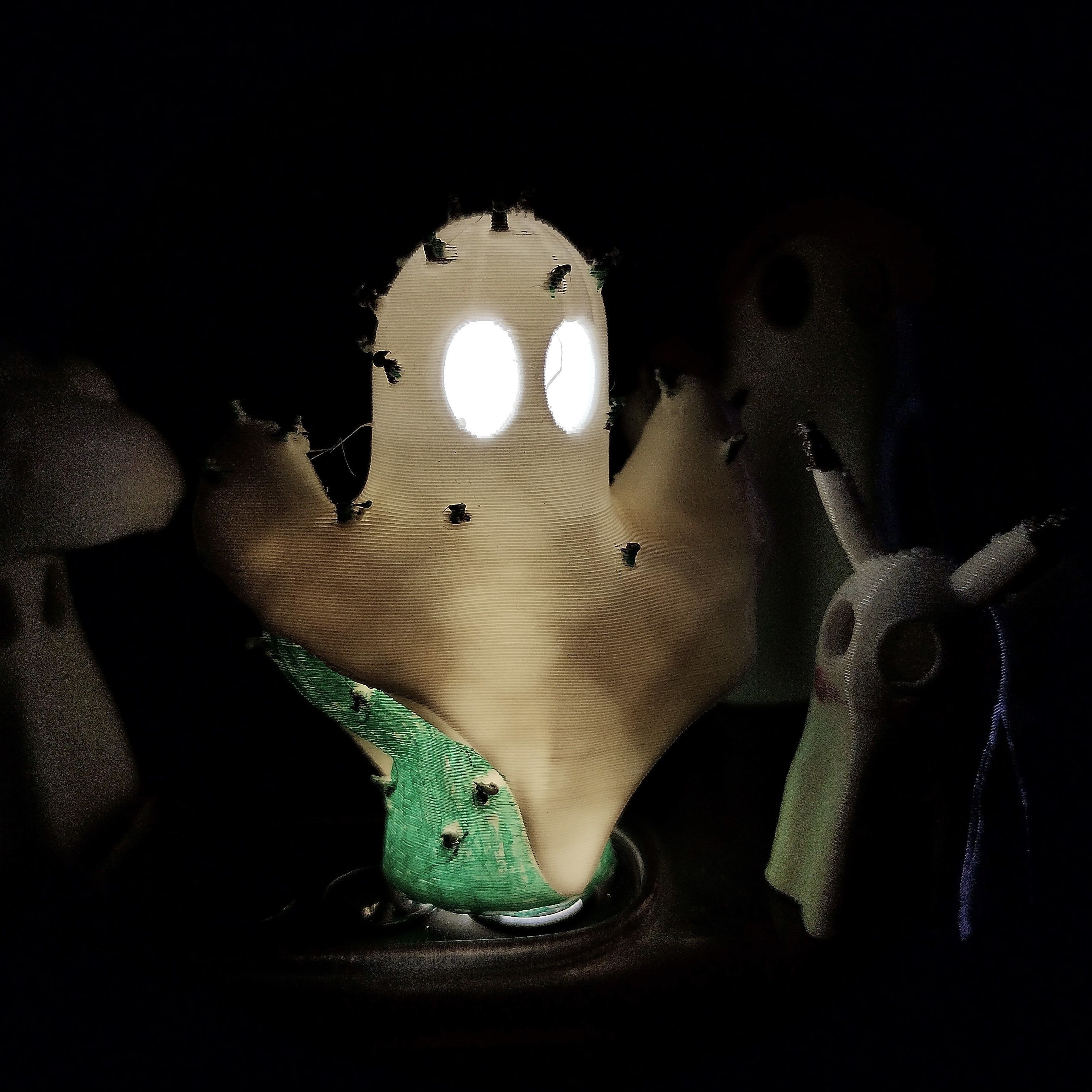 Cute little Cactus ghost 3D print model_4