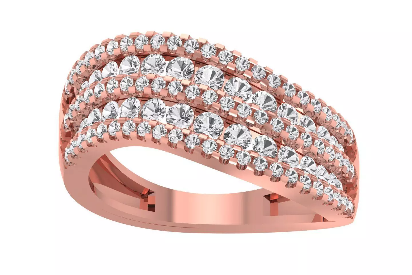 Wedding Engagement Ring for Women 3D print model