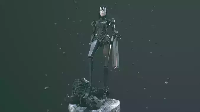 Sanakan Low-poly 3D model
