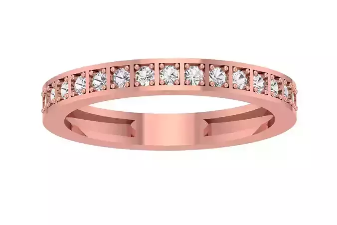 Wedding Band for Women 3D print model