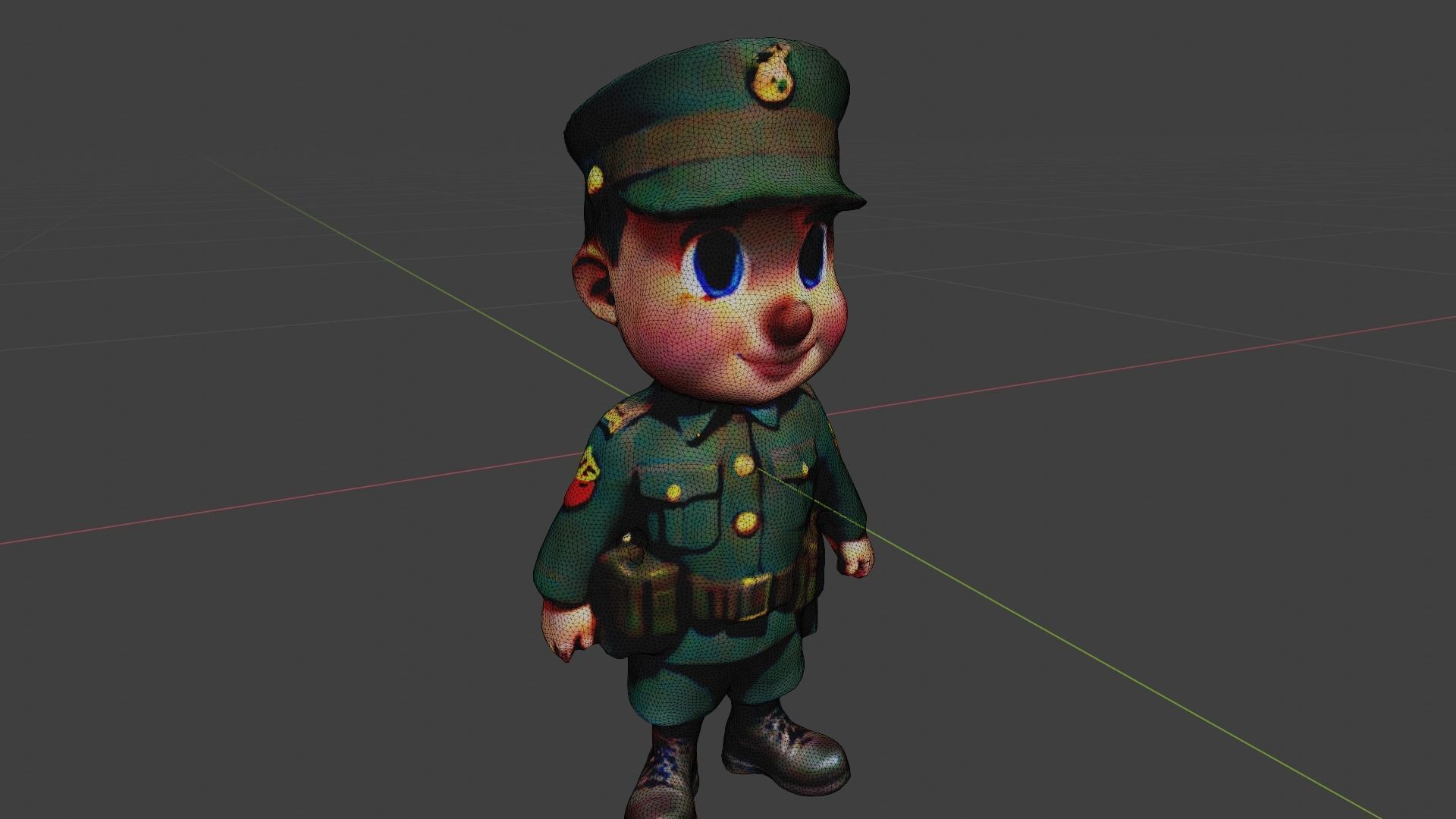 3D model World War I Commander VR / AR / low-poly | CGTrader