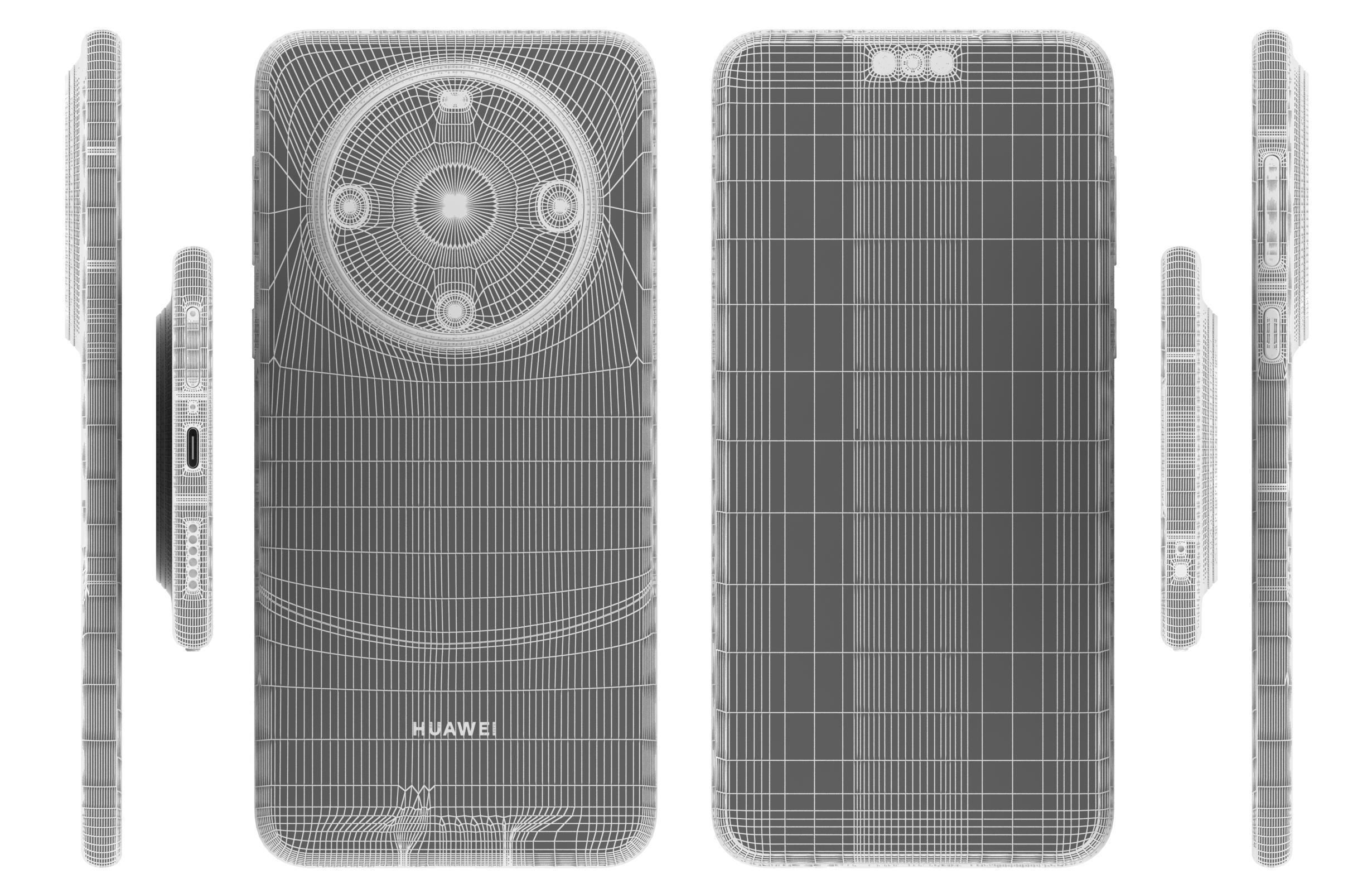 Huawei Mate 60 Pro All Colors 3D model_50