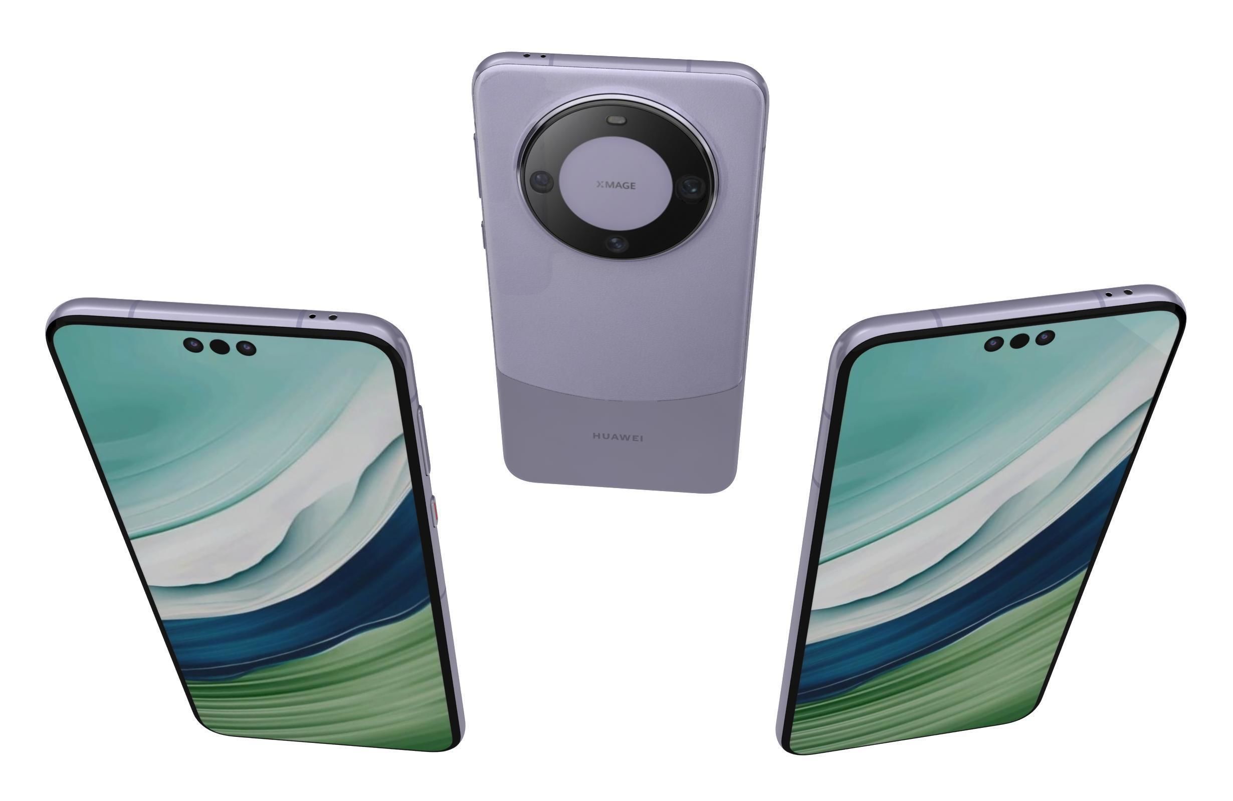 Huawei Mate 60 Pro All Colors 3D model_6