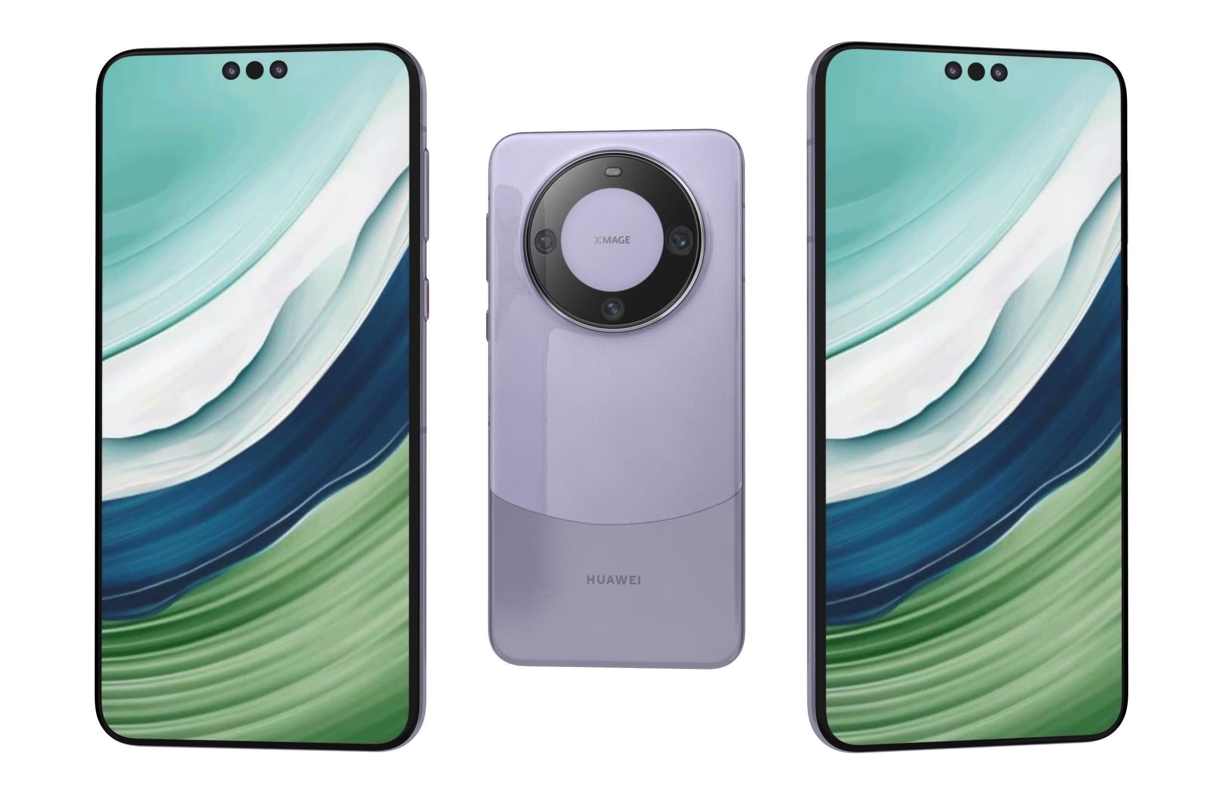 Huawei Mate 60 Pro All Colors 3D model_5