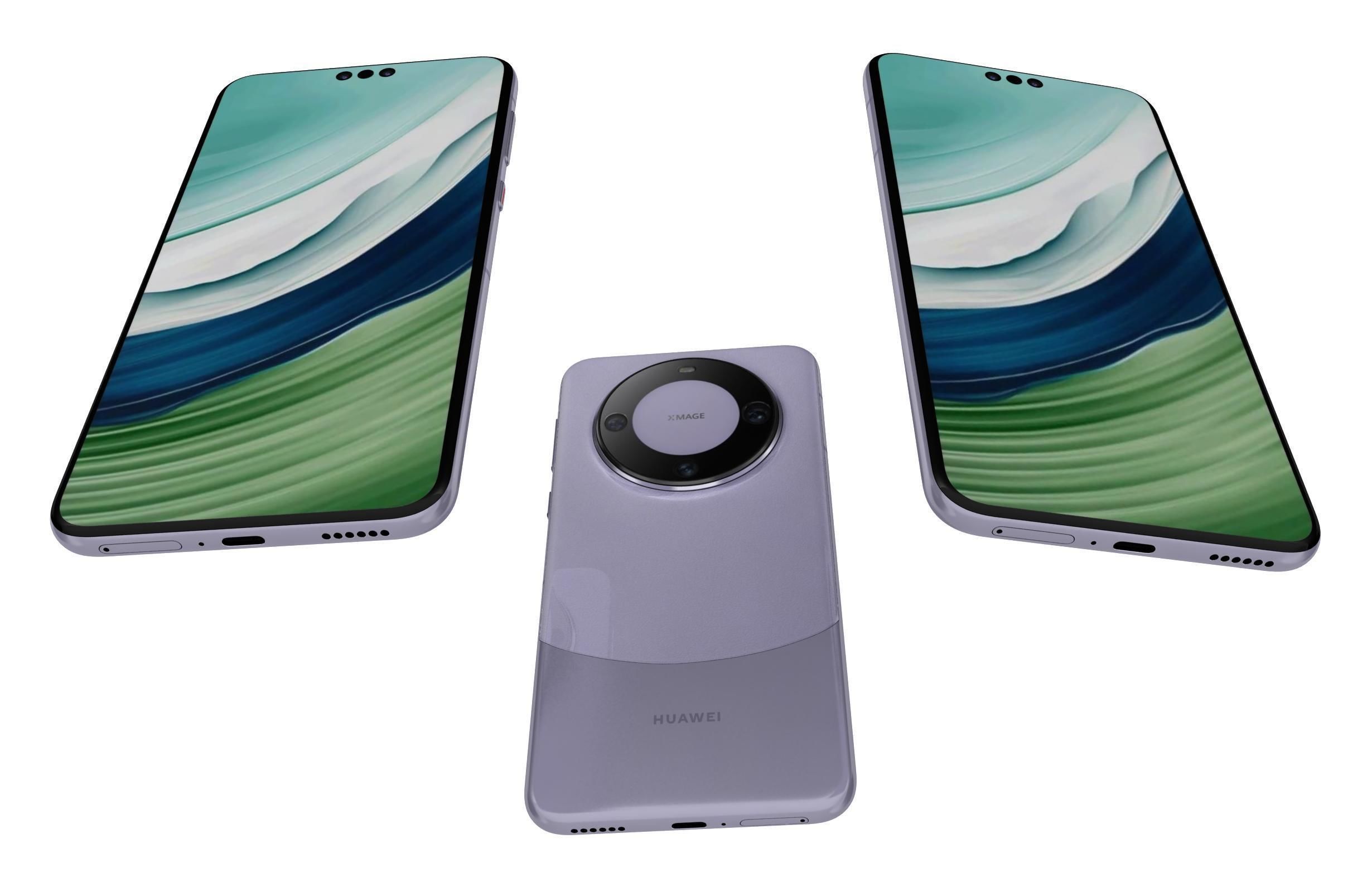 Huawei Mate 60 Pro All Colors 3D model_7