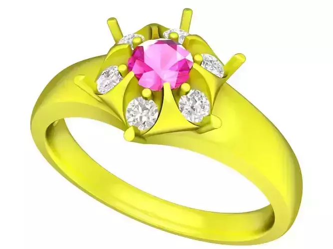 6577 Jewelry Art Fashion Diamond Women Ring