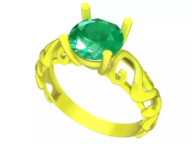 6599 Jewelry Art Diamond Women Ring