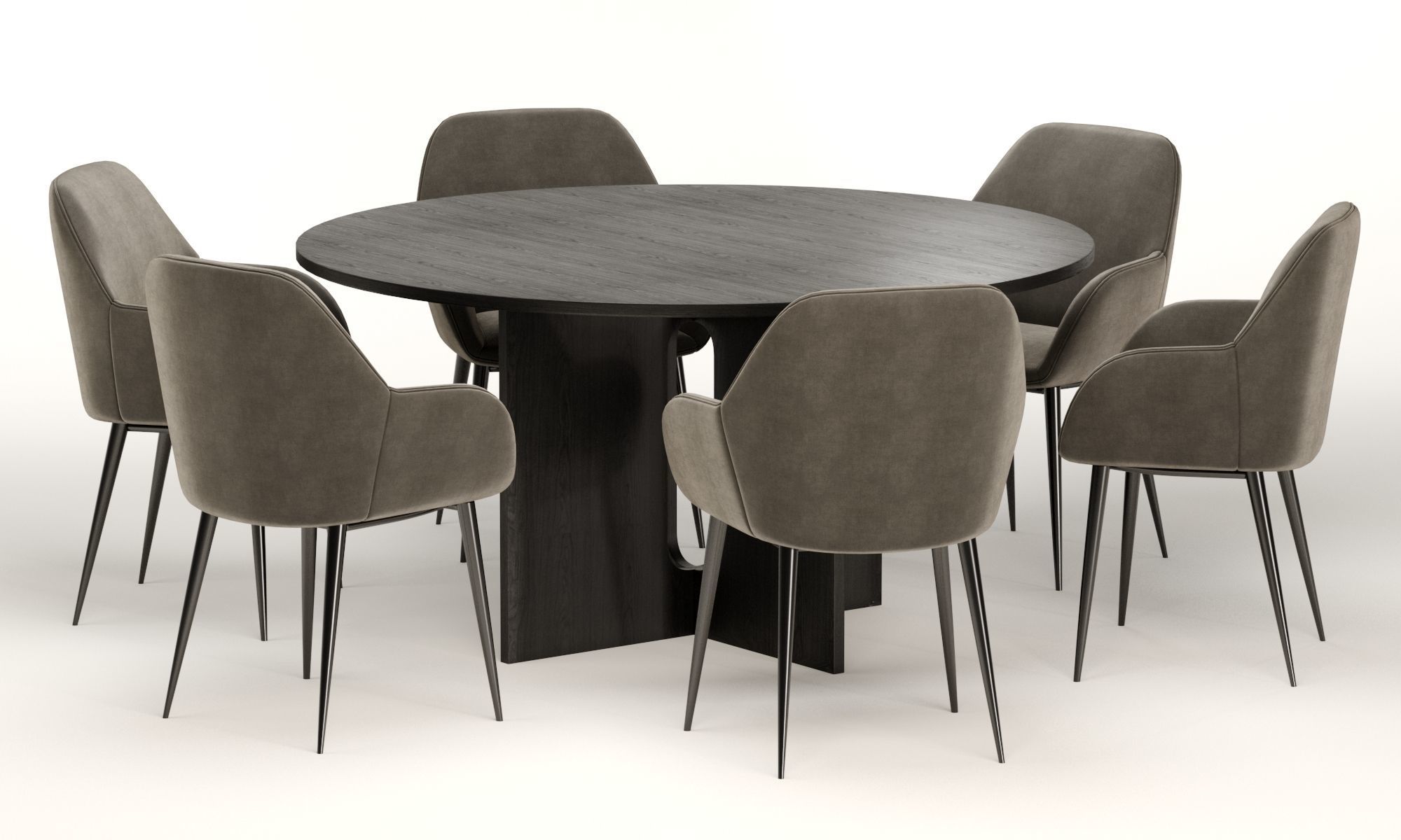 Androgyne dinning set 3D model_5