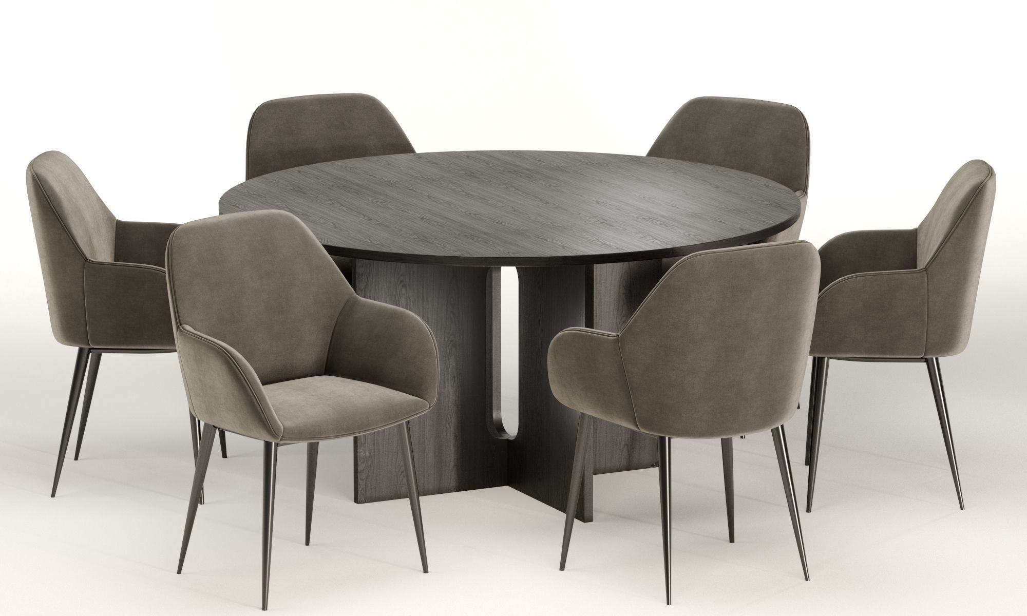 Androgyne dinning set 3D model_3