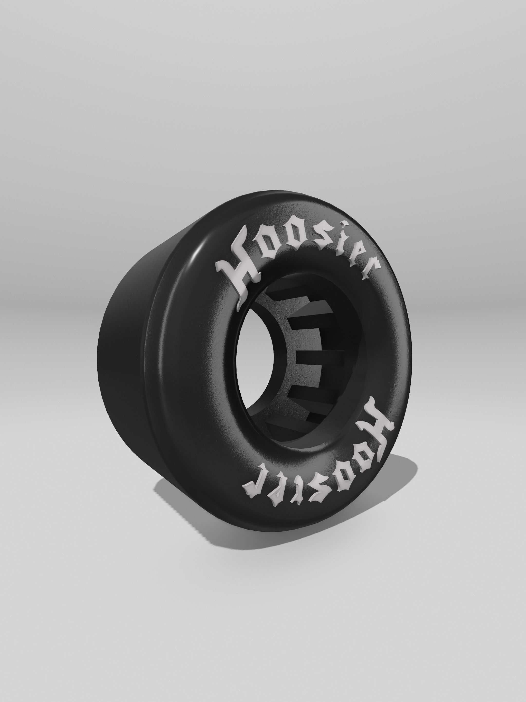 1967 STANG Fastback ProMod Drag Tire set Front N Back Hoosiers 3D print model_3