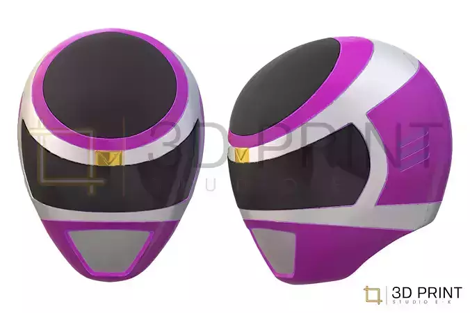 Power Rangers In Space Pink Ranger helmet  3D print model