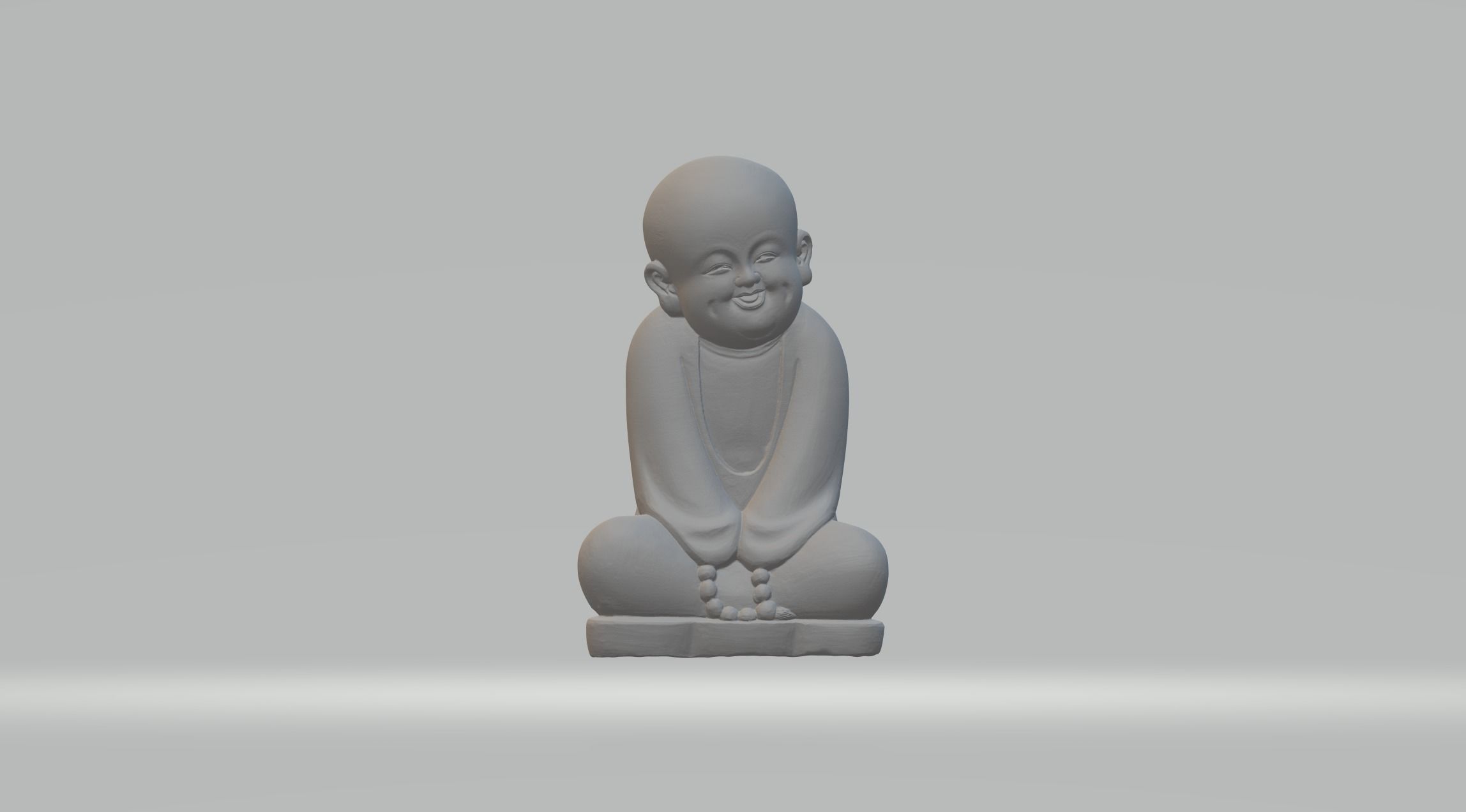Little Monk 3D print model_5