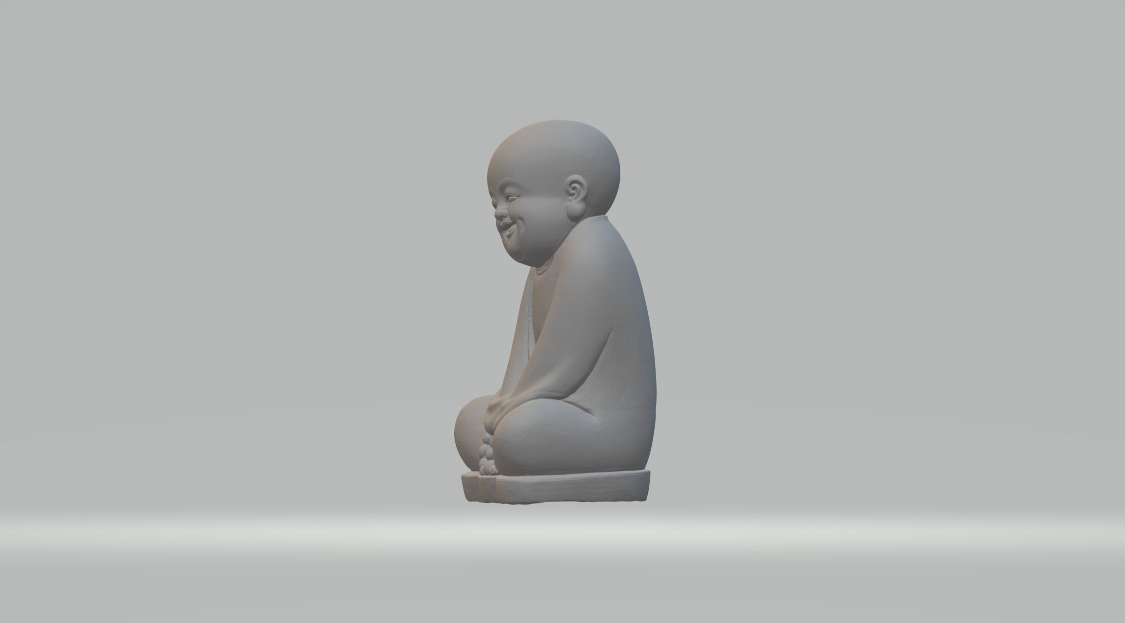 Little Monk 3D print model_6